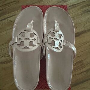 Tory Burch Pink Brick Miller Lug Sole Women's Sandals size 9